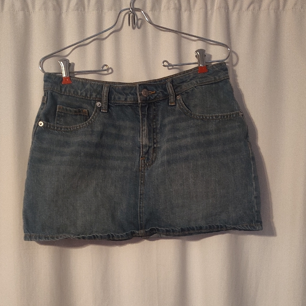 Wild Fable Blue Denim Mini Skirt